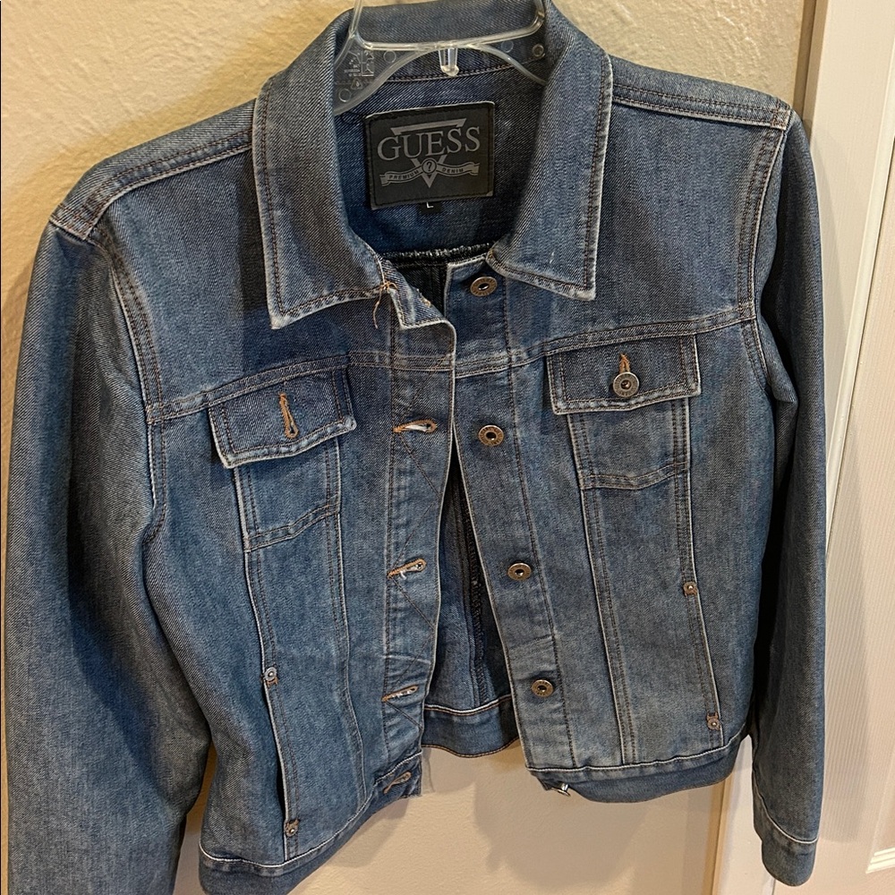 Guess Classic Blue Denim Jacket large